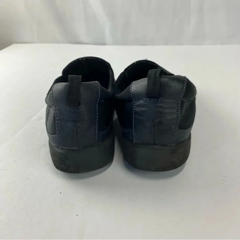 Clarks Cloudsteppers Womens 5.5 Black Microsuede Sillian Paz Slip On Loafer